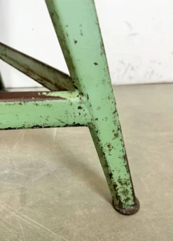 Green Industrial Workshop Stool, 1960s -Cozy Seats Store 89c154f8 393e 4c11 9140 c5bd4d9e6032