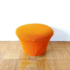 Vintage Space-Age Pouf/footstool In Orange Jersey By Pierre Paulin Old Edition Artifort, 1960. -Cozy Seats Store 8a036506 1719 4cb9 ae44 e0c8d832c1b1