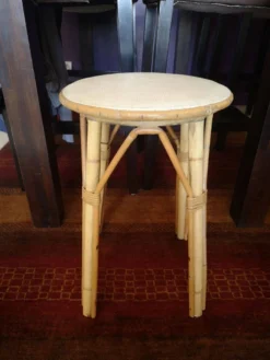 Rattan Stool / Plant Rest - 1970s -Cozy Seats Store 8f162bc6 1f78 4930 8d28 a7add9653cf9