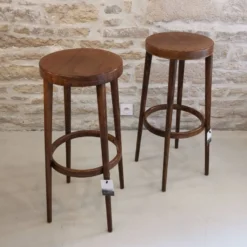 Pair Of Baumann Wooden High Stools -Cozy Seats Store 8f485199 26e0 471d 9fcc de710464f201