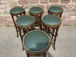 6 Thonet Bentwood Bar Stools 60s Bentwood Stool Thonet Wood & Leather French Bar Stool -Cozy Seats Store 8f7c4c84 0978 4d02 919e a3a556776869