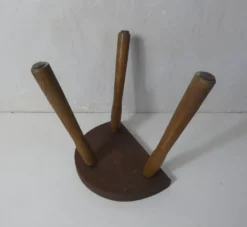 Old Milking Bench Half-moon Tripod Stool -Cozy Seats Store 908d0247 7ed4 46cc 8f33 5a0549631df4