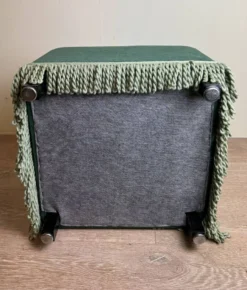 Napoleon III Style Pouf In Patterned Fabric -Cozy Seats Store 90c0011a 2a97 4ccb b663 5e98cc9936cd