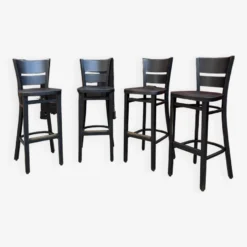 Set Of 4 High Bar Chairs From The 80s -Cozy Seats Store 9184f138 ca32 41d2 97ad 99a7f3e170f2