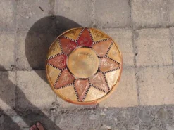 Vintage Moroccan Leather Pouf -Cozy Seats Store 9320ff4d ad57 410b 8d67 8c38b72eb370