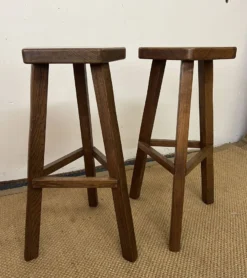 Pair Of Vintage Brutalist Bar Stools -Cozy Seats Store 93b6df00 c05d 462e aba2 209a6db61c62