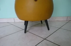 Pouf/Sewing Box, Light Brown Imitation Leather -Cozy Seats Store 948d06e9 7013 4822 b6ae 7a63459ddfc6