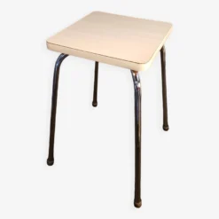 Vintage White Formica Stool -Cozy Seats Store 94d4a1a9 7d68 437e 8f15 67021a87800c