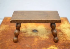 Wooden Stool, Small Beaded Foot Stool, Plant Holder -Cozy Seats Store 991697d3 f524 46b4 8d4c 35d992cc89ea