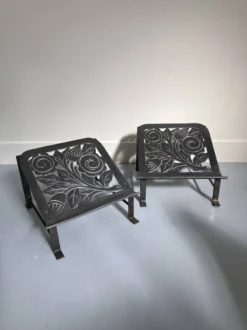 Pair Of Hairdresser Or Barber Footstools 1930