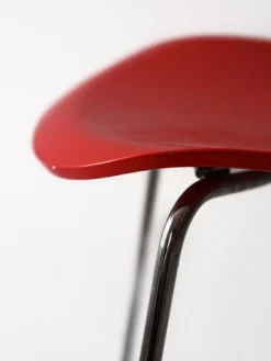 Vintage Red Stool