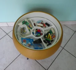 Pouf/Sewing Box, Light Brown Imitation Leather -Cozy Seats Store 9987d0fb a9bc 479b 91c2 bd9d82e77c2d