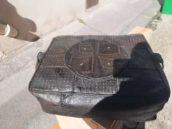 Vintage Leather Pouf -Cozy Seats Store 9c29dc88 6906 468d a625 1bed7faff5d6