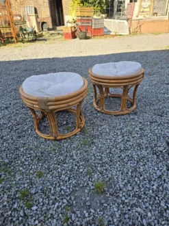 Pair Of Rattan Poufs -Cozy Seats Store 9cc4af1f 8bbb 4f0e 95e2 5b21df933669