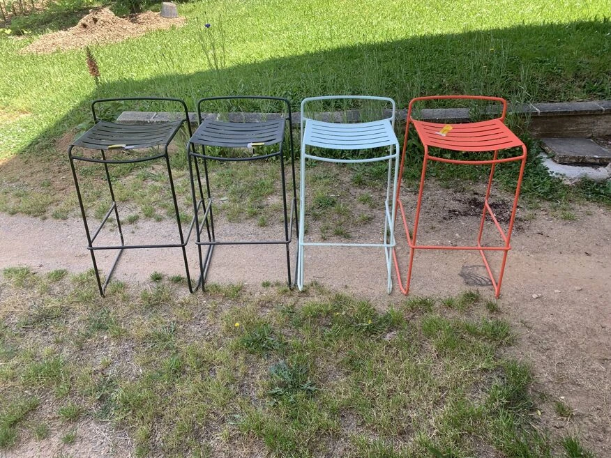 4 Fermob High Chairs 6 4 Fermob High Chairs - Image 6