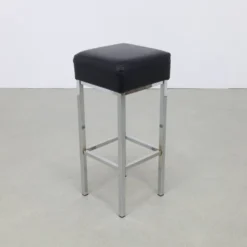 3x Bar Stool In Chrome And Leather, 1980s -Cozy Seats Store a009d77b 40d5 47b7 ac0a 2babd85409fb