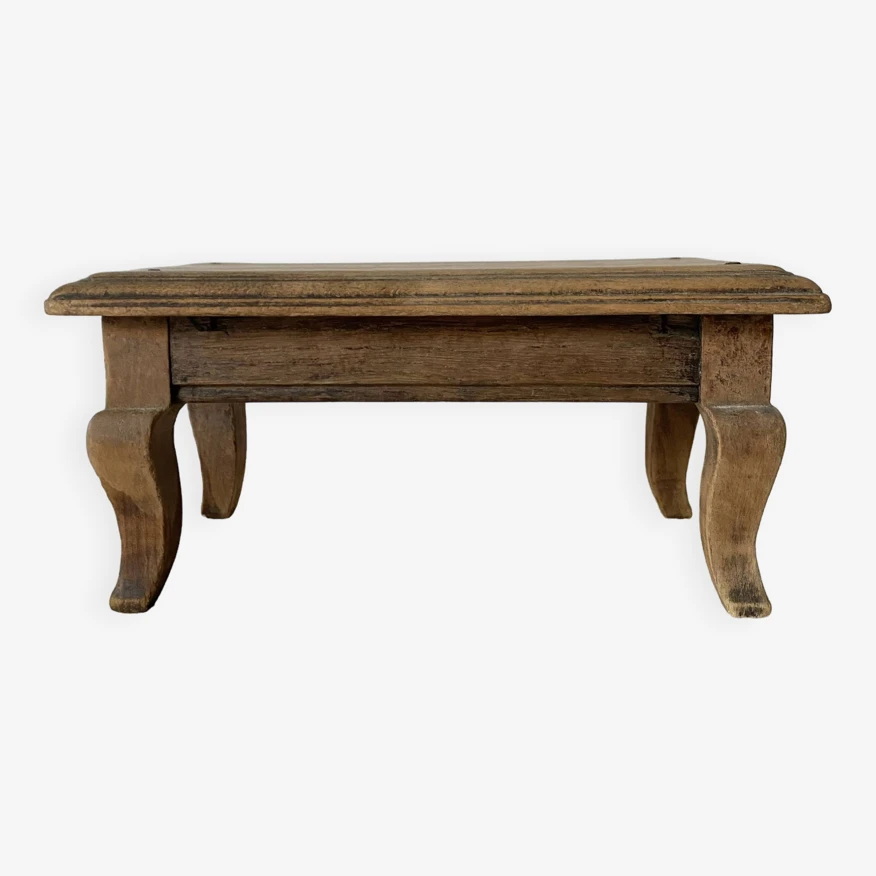 Old Low Stool 4 Legs 1 Old Low Stool 4 Legs