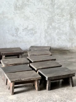 Small Stool, Side Stool In Old Teak, Footrest -Cozy Seats Store a3456347 7197 43a9 bd81 6a01e4f6befb