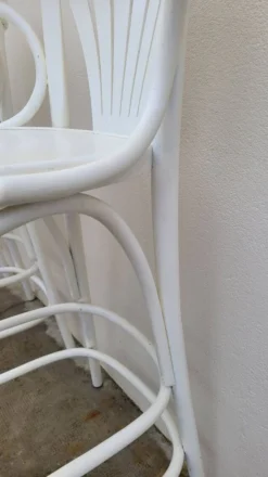 Set Of 3 Bentwood Restaurant Bar Stools Bistro