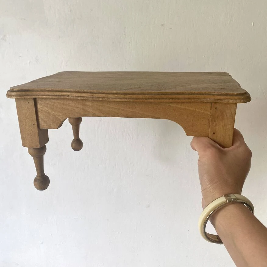 Low Wooden Stool 8 Low Wooden Stool - Image 8