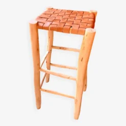 Bar Stool In Natural Leather -Cozy Seats Store a68ef68d b3d5 45b5 b76d f3516b06bac1