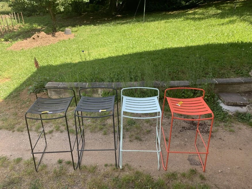 4 Fermob High Chairs 7 4 Fermob High Chairs - Image 7