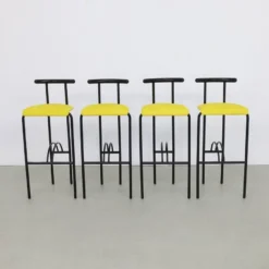 4 X Postmodern Bar Stool, 1980s -Cozy Seats Store ab8c926f 6802 4cbf 8f8f 85ad4a88c3df