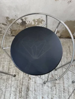 Set Of 5 “silver Moon” High Stools Pascal Mourgue -Cozy Seats Store ae4ce4e7 46b1 4d20 8205 f79945181dc9