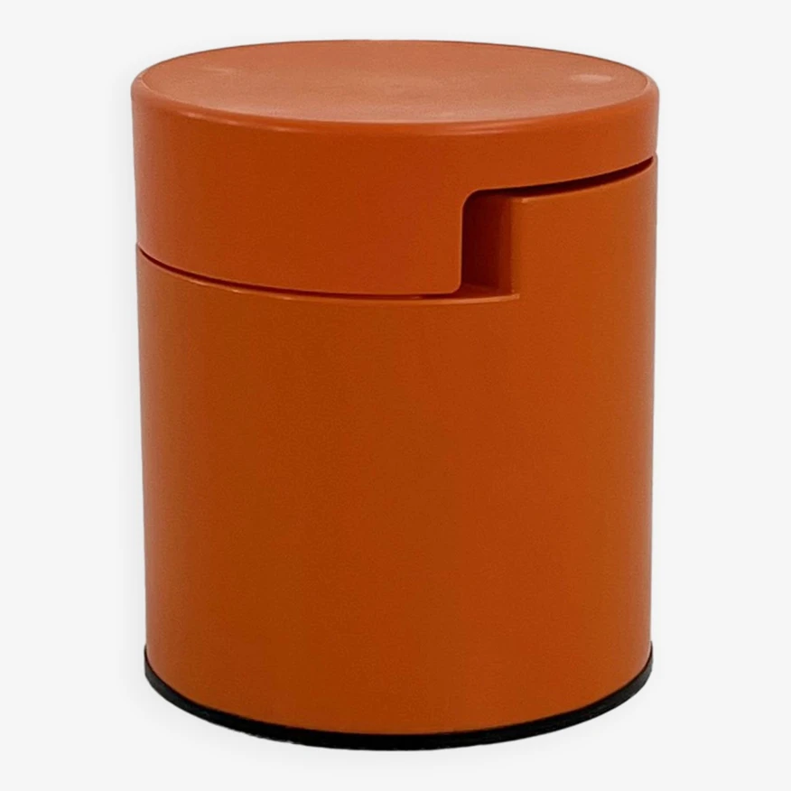 Orange Rolle Stool By Ilma Italy, 1970 4 Orange Rolle Stool By Ilma Italy, 1970 - Image 4