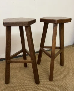 Pair Of Vintage Brutalist Bar Stools -Cozy Seats Store b0cee4e8 b8ee 4a5e 8357 1de664c91045