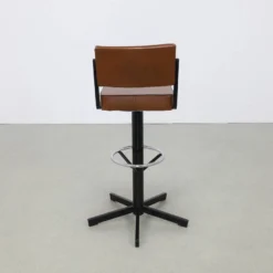 4x Bar Stool In Metal And Leatherette, 1970s -Cozy Seats Store b0f38479 7597 497b bf4c 1d8837ab5034