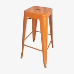 Orange Steel Metal Stool Several Available -Cozy Seats Store b272e8b4 7169 24ae 9665 14560941330f