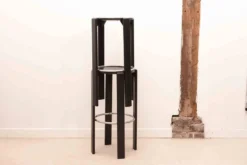 Vintage Bruno Rey Black Stool -Cozy Seats Store b27d6405 2e46 41fd 8113 8eeccec28d91