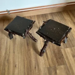 Pair Of Tripod Stools -Cozy Seats Store b3977348 6bbb 40ef 9c00 18382078db0b