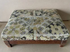 Old 19th Century Upholstered Footrest -Cozy Seats Store b3d46374 470f 4cd4 a506 adaa8be2ec7e