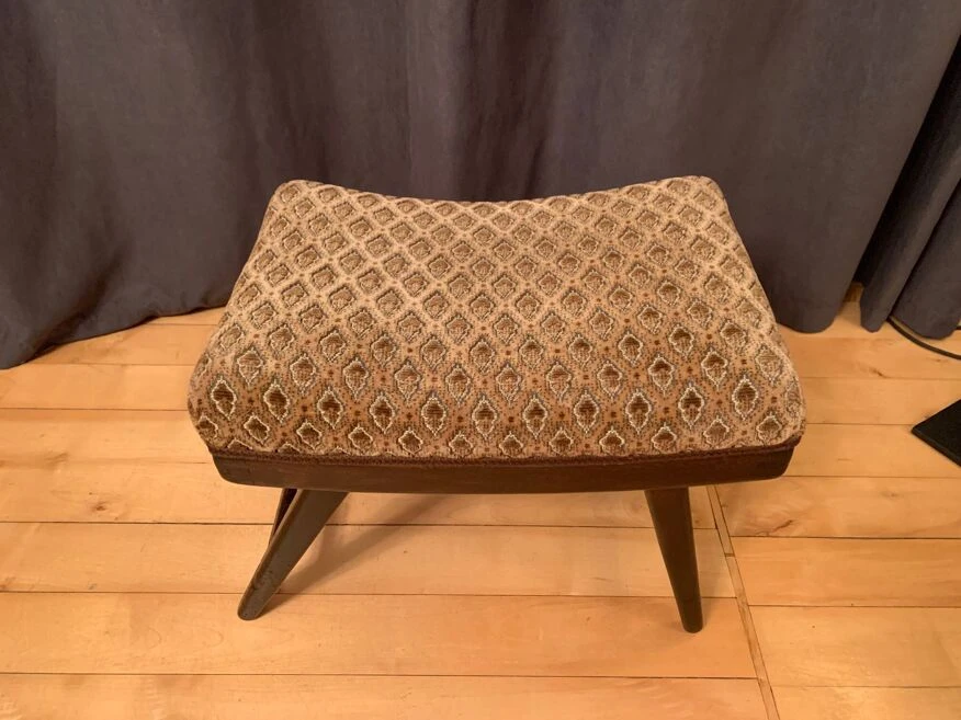 Footstool 3-1021, Gustav Bergmann, Germany, 1950s 7 Footstool 3-1021, Gustav Bergmann, Germany, 1950s - Image 7