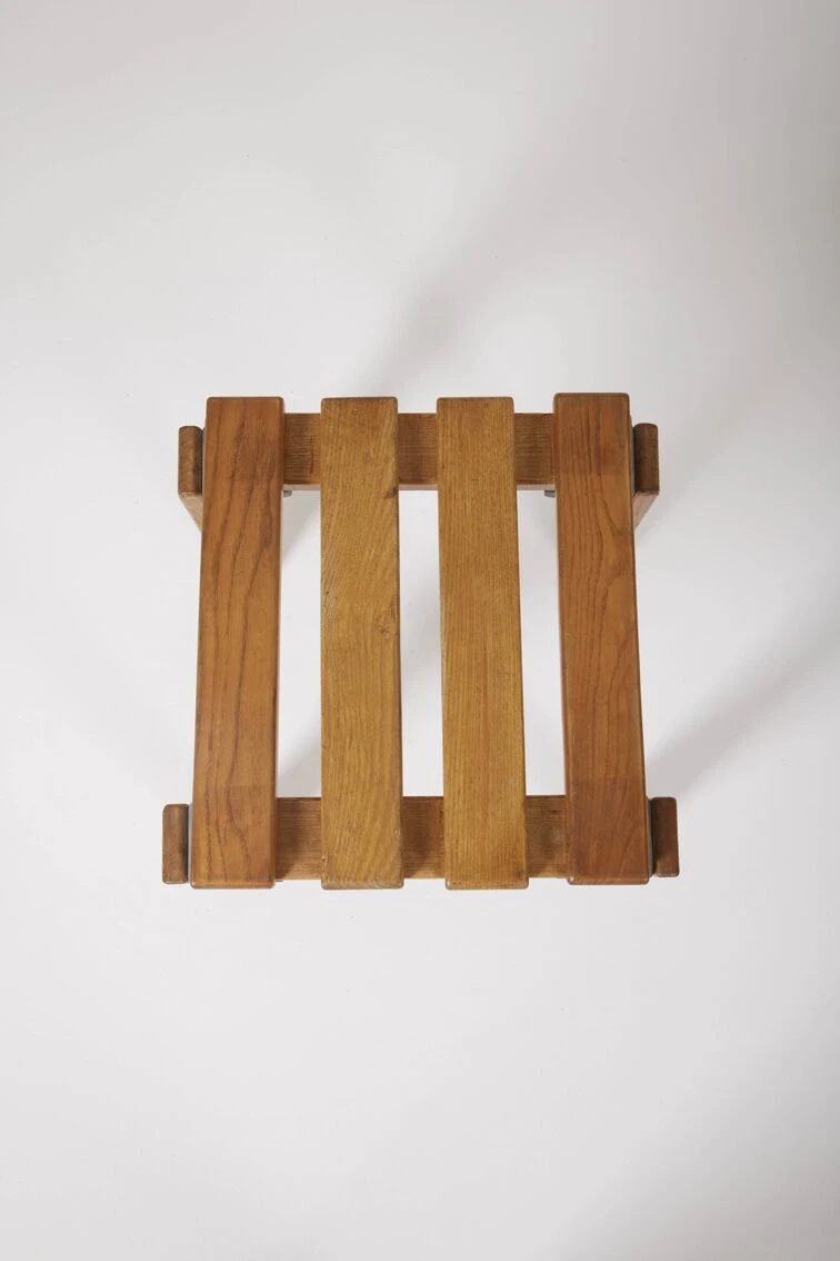 Georges Candilis Wooden Stool 8 Georges Candilis Wooden Stool - Image 8