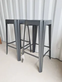 Gray Steel Bar Stool -Cozy Seats Store b89c4b3e c1ad 464c a443 17b0a26a84e3