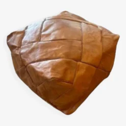 Coole Handmade Marrocan House Style Pouf In 70's Style From Original Buffalo Leather - New -Cozy Seats Store bac9257d 8c78 4d10 b26a bef8f453a98a
