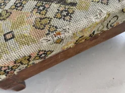 Old 19th Century Upholstered Footrest -Cozy Seats Store bb750bae f7d5 432e 9123 5327a8ac493d