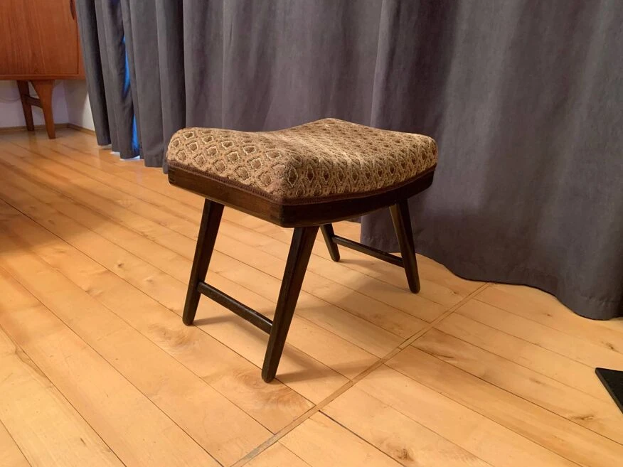 Footstool 3-1021, Gustav Bergmann, Germany, 1950s 4 Footstool 3-1021, Gustav Bergmann, Germany, 1950s - Image 4