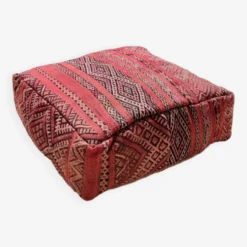 Berber Kilim Style Wool Pouf -Cozy Seats Store bc7f25f8 3d7e 4c14 a73e b841b7658f8d
