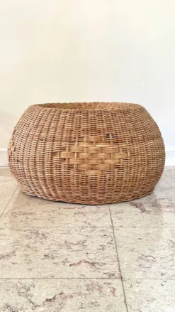 Vintage Rattan Pouf 80s -Cozy Seats Store bc8645db 0053 4b03 9ffb 2c63be016fc9
