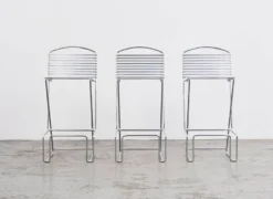 Till Behrens Set Of 3 Bar Stools For Schublach Germany 1980s -Cozy Seats Store bdc14c98 8ad4 4206 8d36 b74cb5883860