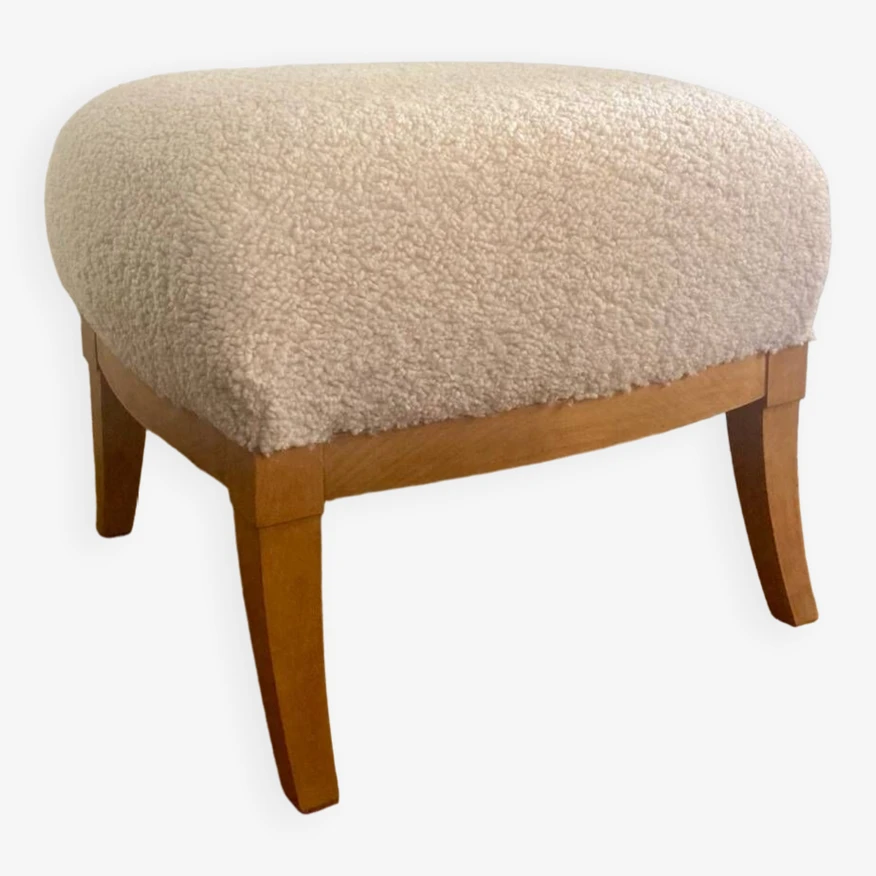 Fully Renovated Curled Ottoman 3 Fully Renovated Curled Ottoman - Image 3