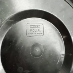 Orange Rolle Stool By Ilma Italy, 1970