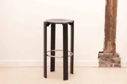 Vintage Bruno Rey Black Stool -Cozy Seats Store c1f8ae70 8815 49d3 8854 e14fe35f28f6