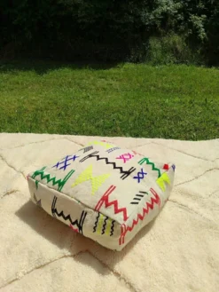Berber Bohemian Style Pouf -Cozy Seats Store c23b0f0f dbda 4bfe 9064 fd75ae61b32e