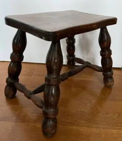 Vintage Wooden Footrest