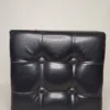 Black Cube Stool / Pouf / Footrest